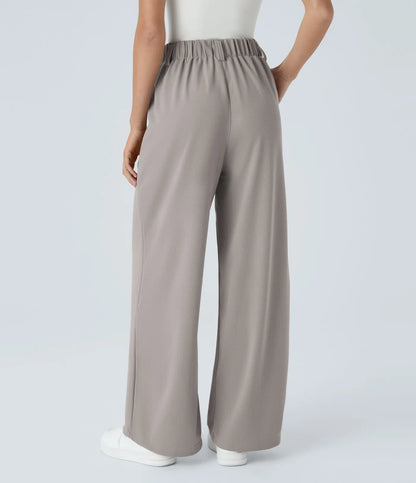 SerenAir™ V2 - Pantaloni svasati con cintura alta e tasche laterali