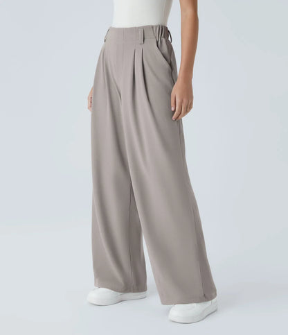 SerenAir™ V2 - Pantaloni svasati con cintura alta e tasche laterali