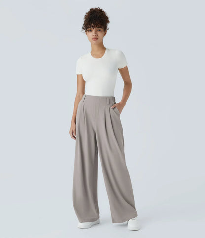 SerenAir™ V2 - Pantaloni svasati con cintura alta e tasche laterali
