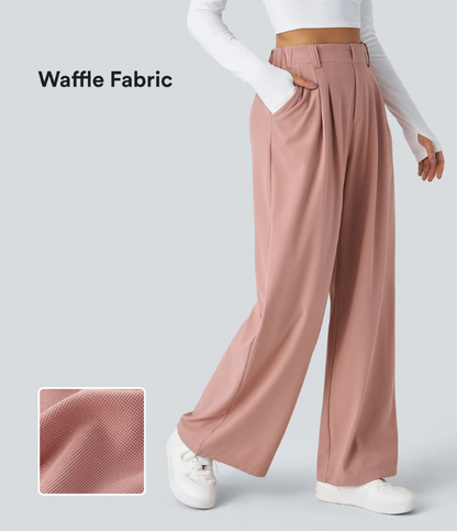 SerenAir™ V2 - Pantaloni svasati con cintura alta e tasche laterali