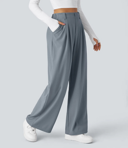 SerenAir™ V2 - Pantaloni svasati con cintura alta e tasche laterali