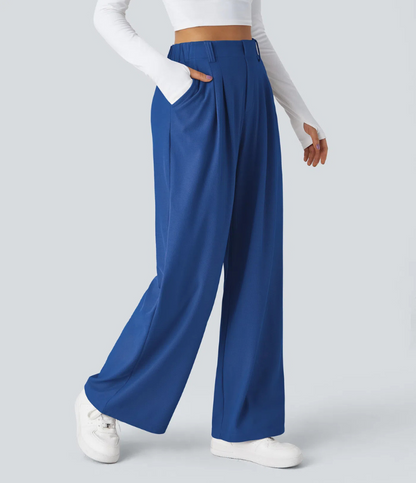 SerenAir™ V2 - Pantaloni svasati con cintura alta e tasche laterali