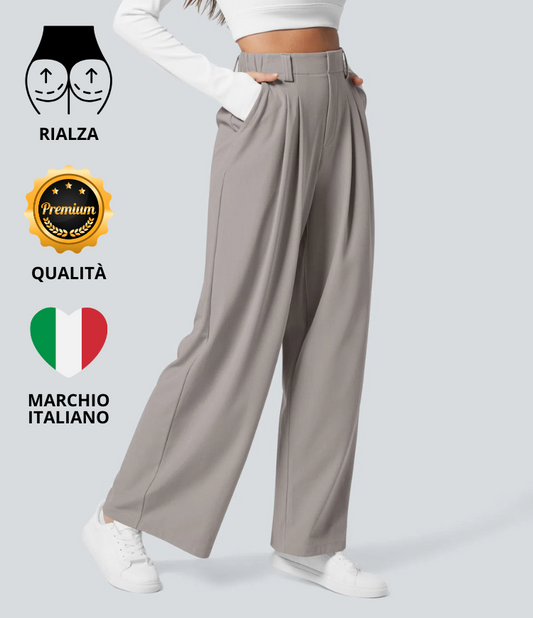 SerenAir™ V2 - Pantaloni svasati con cintura alta e tasche laterali